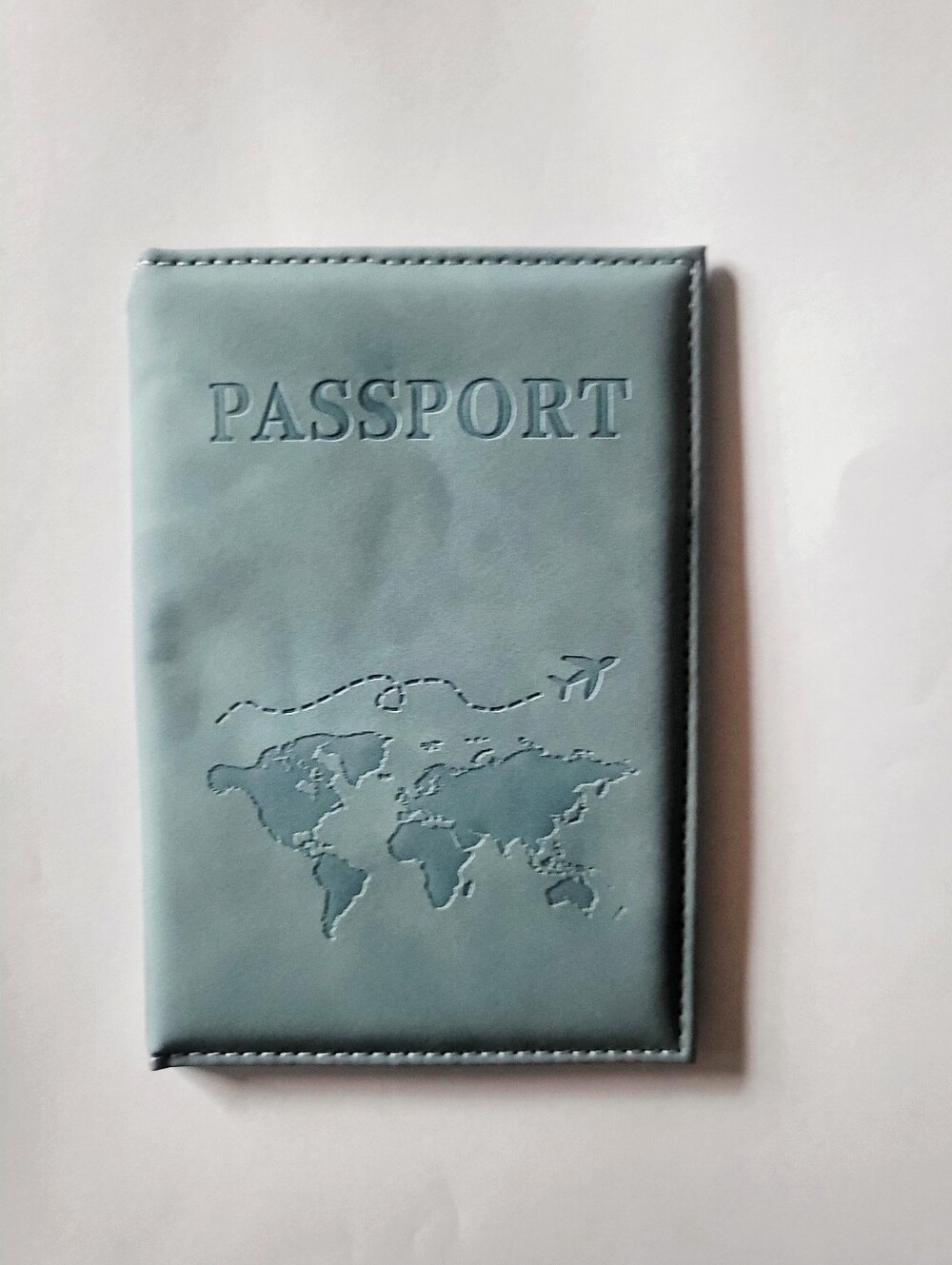 Turquoise Passport Holder (Unisex)